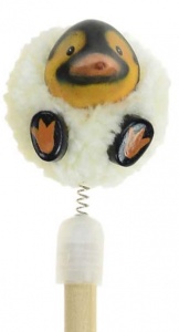 5070P-PN  Penguin Pom Pom Pencils (Pack Size 36)